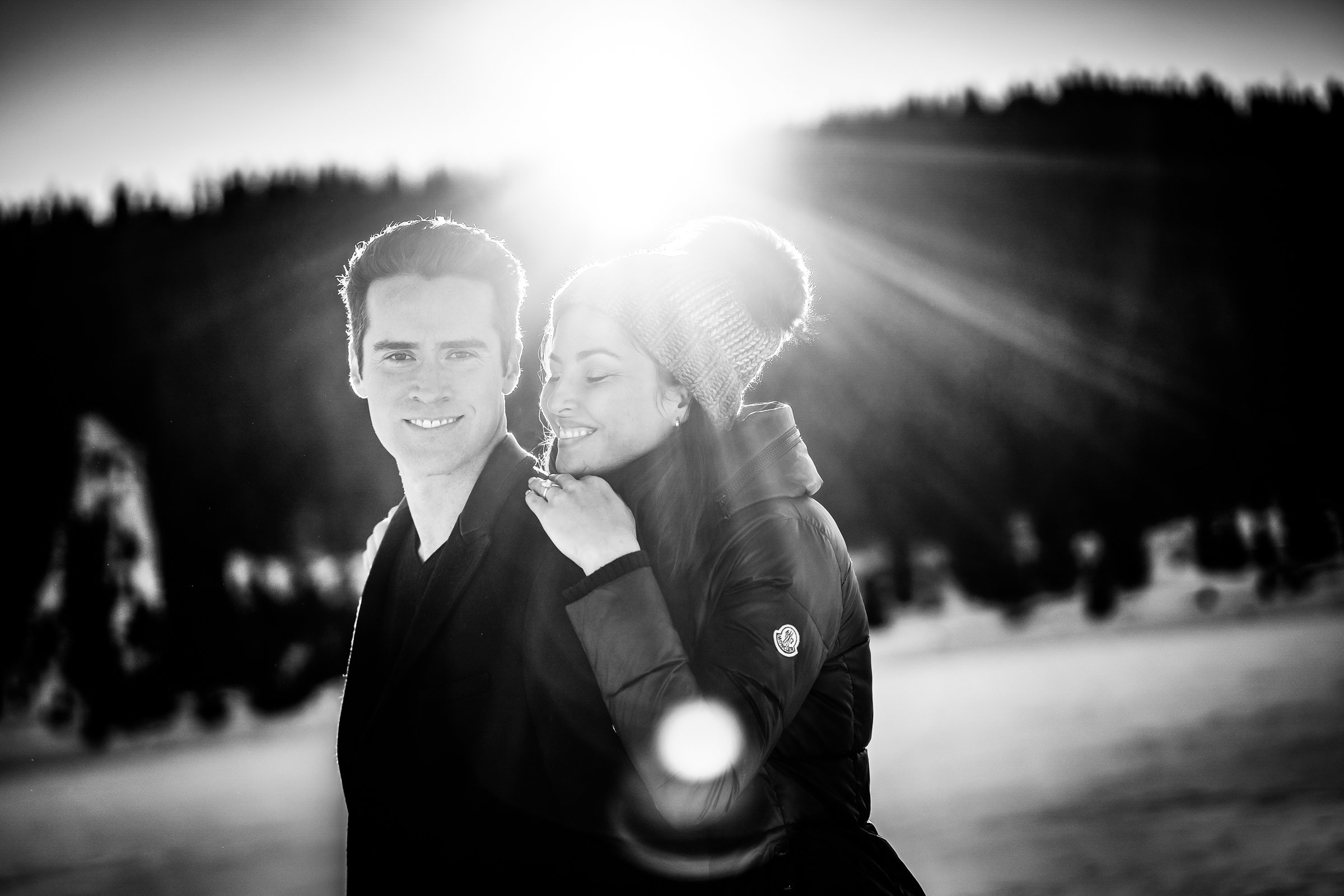 Newly engaged couple celebrate their proposal on a frozen lake with snowcapped mountains in the background, Winter Engagement Session, Winter Engagement Photos, Engagement Photos Inspiration, Engagement Photography, Engagement Photographer, Winter Engagement Photos, Proposal Photos, Proposal Photographer, Proposal Photography, Winter Proposal, Mountain Proposal, Proposal Inspiration, Summit County engagement session, Summit County engagement photos, Summit County engagement photography, Summit County engagement photographer, Summit County engagement inspiration, Colorado engagement session, Colorado engagement photos, Colorado engagement photography, Colorado engagement photographer, Colorado engagement inspiration, Clinton Gulch Engagement