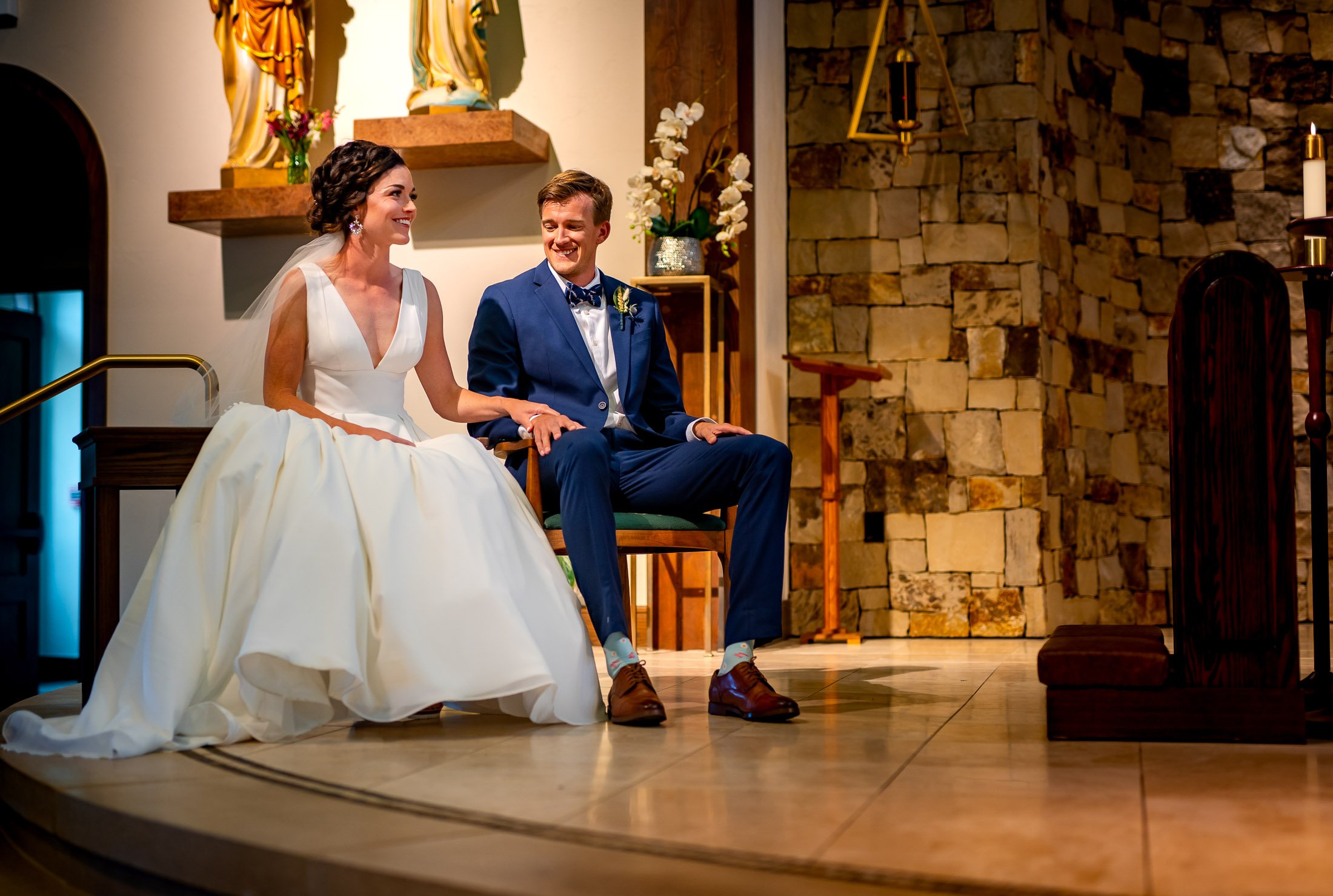 Bride and groom attend their wedding ceremony at the church, wedding, wedding photos, wedding photography, wedding photographer, wedding inspiration, wedding photo inspiration, wedding portraits, wedding ceremony, wedding reception, mountain wedding, Catholic Church wedding, Catholic Church wedding photos, Catholic Church wedding photography, Catholic Church wedding photographer, Catholic Church wedding inspiration, Catholic Church wedding venue, Steamboat Springs wedding, Steamboat Springs wedding photos, Steamboat Springs wedding photography, Steamboat Springs wedding photographer, Colorado wedding, Colorado wedding photos, Colorado wedding photography, Colorado wedding photographer, Colorado mountain wedding, Colorado wedding inspiration