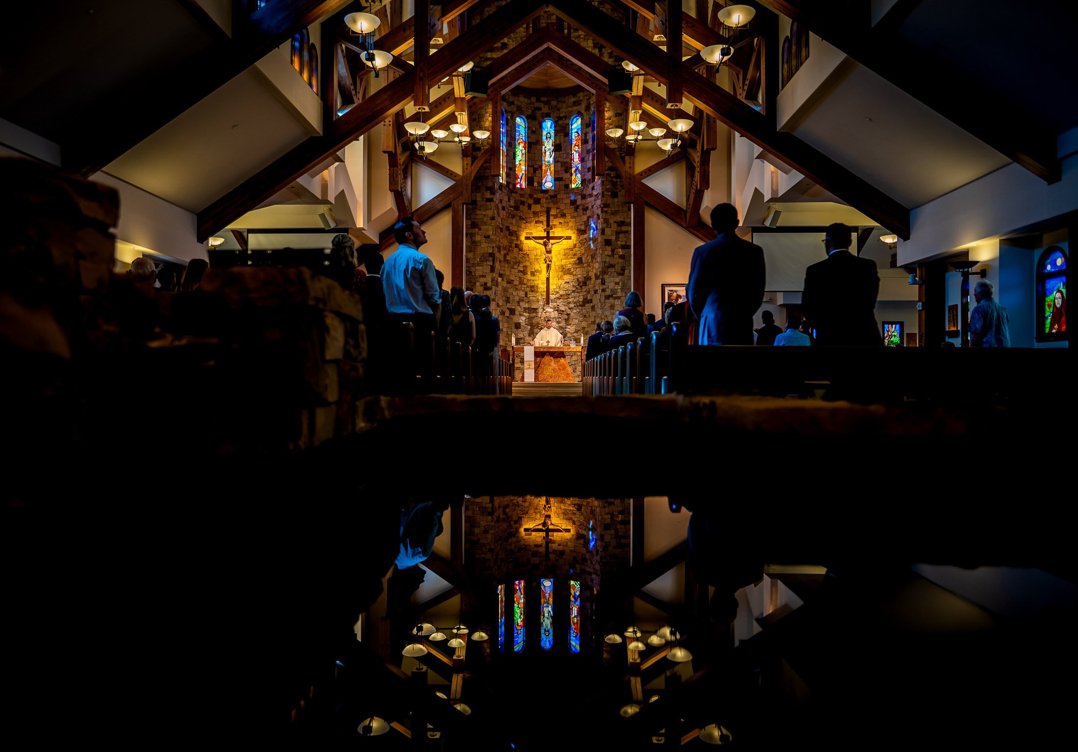 Bride and groom attend their catholic wedding ceremony at the church, wedding, wedding photos, wedding photography, wedding photographer, wedding inspiration, wedding photo inspiration, wedding portraits, wedding ceremony, wedding reception, mountain wedding, Catholic Church wedding, Catholic Church wedding photos, Catholic Church wedding photography, Catholic Church wedding photographer, Catholic Church wedding inspiration, Catholic Church wedding venue, Steamboat Springs wedding, Steamboat Springs wedding photos, Steamboat Springs wedding photography, Steamboat Springs wedding photographer, Colorado wedding, Colorado wedding photos, Colorado wedding photography, Colorado wedding photographer, Colorado mountain wedding, Colorado wedding inspiration